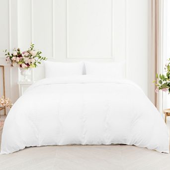 3 pc Microfiber Soft Breathable Duvet Cover Set King