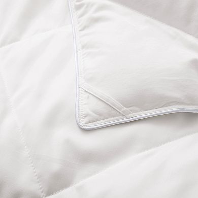 Unikome Lightweight Diamond Quilted White Goose Down Feather Fiber Comforter