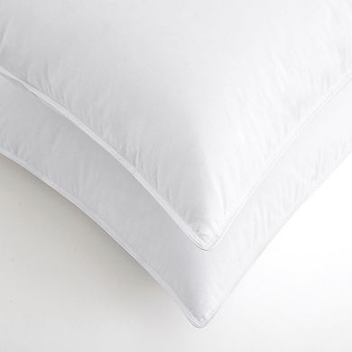 Unikome 2 Pack High Loft Down Feather Bed Pillows