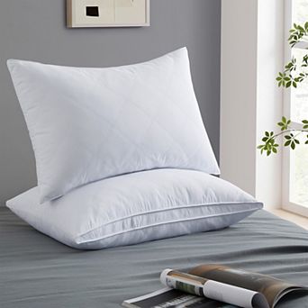 Unikome 2 Pack High Loft Down Feather Bed Pillows