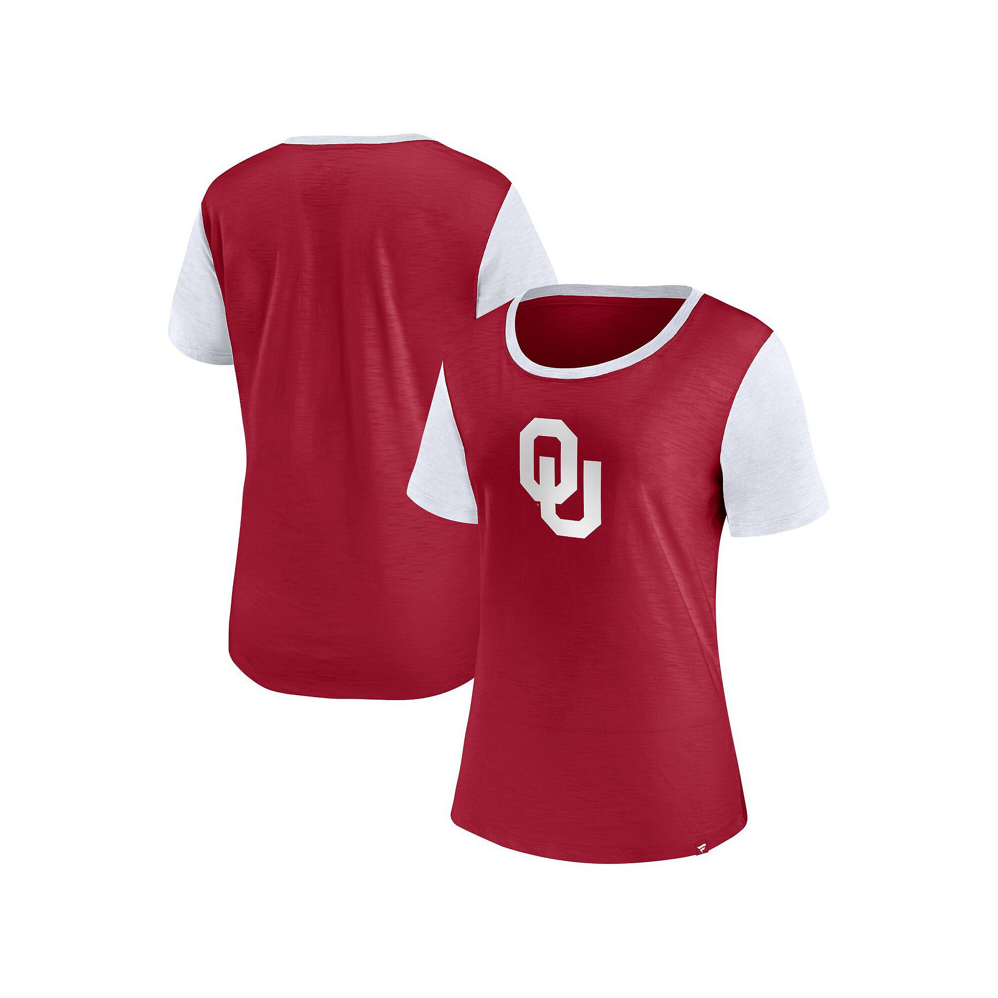 Womens Fanatics Branded Crimson Oklahoma Sooners Carver T-Shirt, Size: Sma