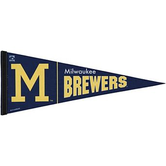 WinCraft Milwaukee Brewers Cooperstown Collection 12" x 30" Premium Pennant