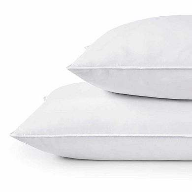 Unikome 2 Pack Breathable Cotton Goose Down & Goose Feather Bed Pillow