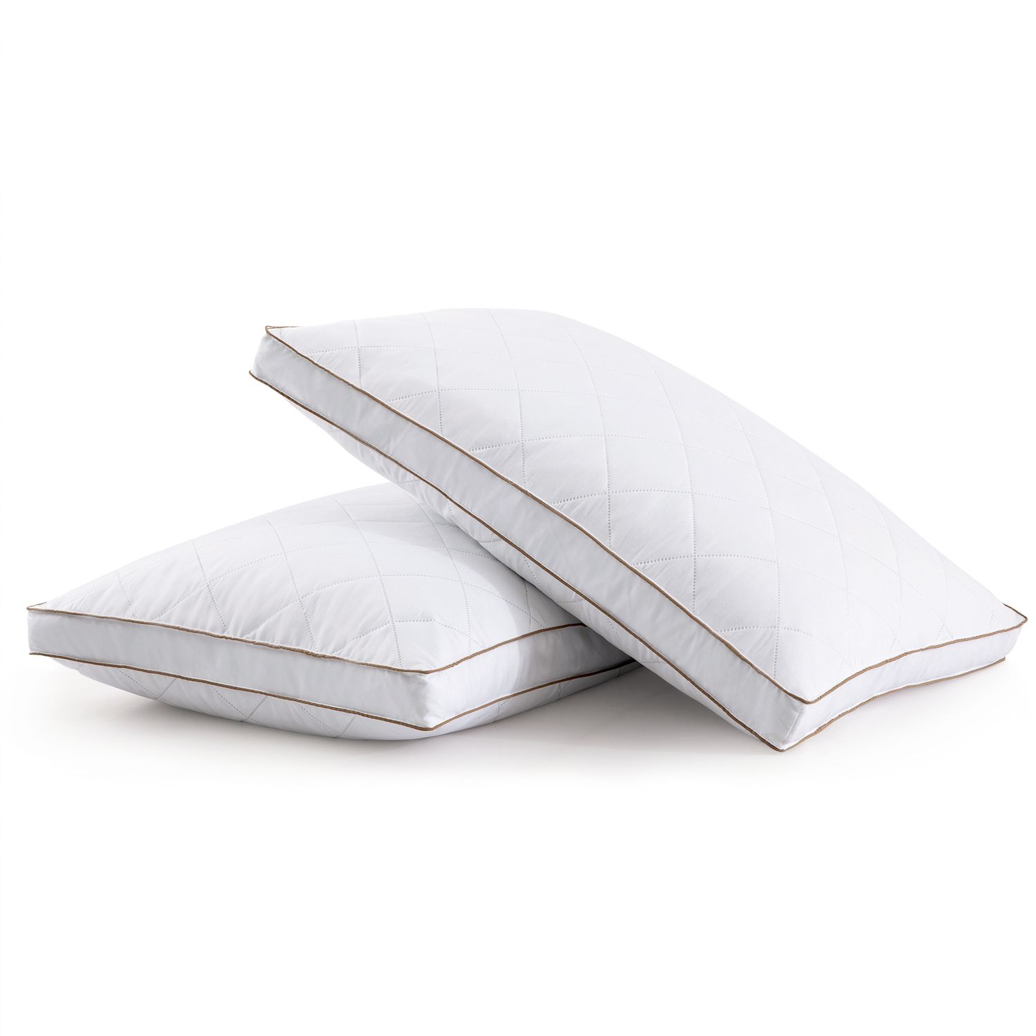 MIULEE 26x26 Inch Feather Down Pillow Inserts (Set Of 2) – Gusseted, Luxury Decorative Pillows For Sofa & Bed