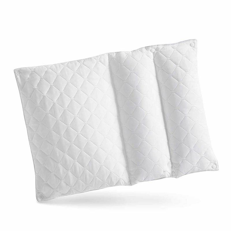 Sleep Philosophy Memory Foam Knee Pillow White Standard 