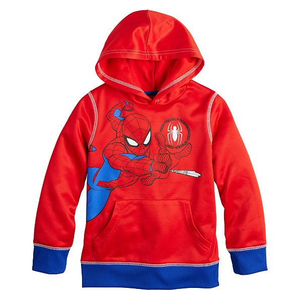 Boys 4 12 Jumping Beans Spider Man Active Fleece Hoodie
