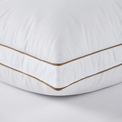 Unikome 2 Pack Gusseted Goose Feather Pillow 100% Cotton Shell