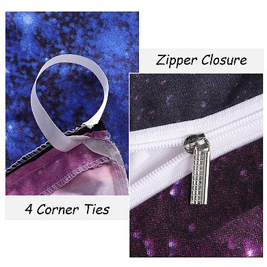 Sky Pattern Moon Night Duvet Cover Single 2 Pcs