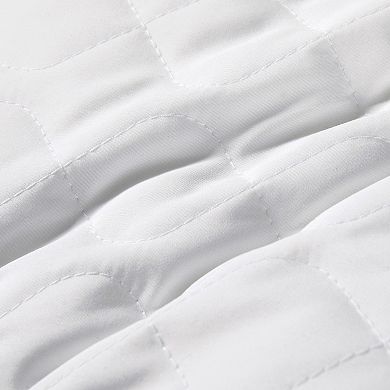 Unikome 2 Pack Quilted White Goose Down & Feather Medium Support Bed Pillows