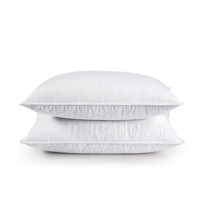 UNIKOME 2-Pack Feather & Down Pillow Inserts, 26X26 Euro Square
