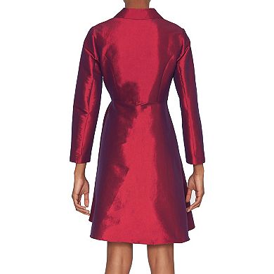 Women's Focus By Shani Dupioni Wrap Dress