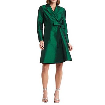 Women's Focus By Shani Dupioni Wrap Dress