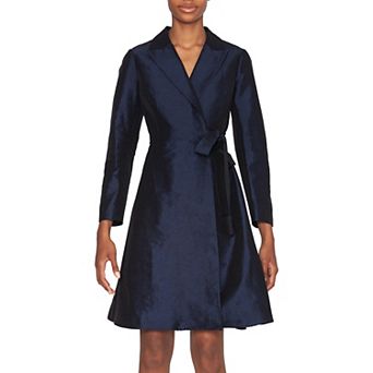 Women's Focus By Shani Dupioni Wrap Dress