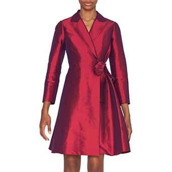 Women's Focus By Shani Dupioni Wrap Dress