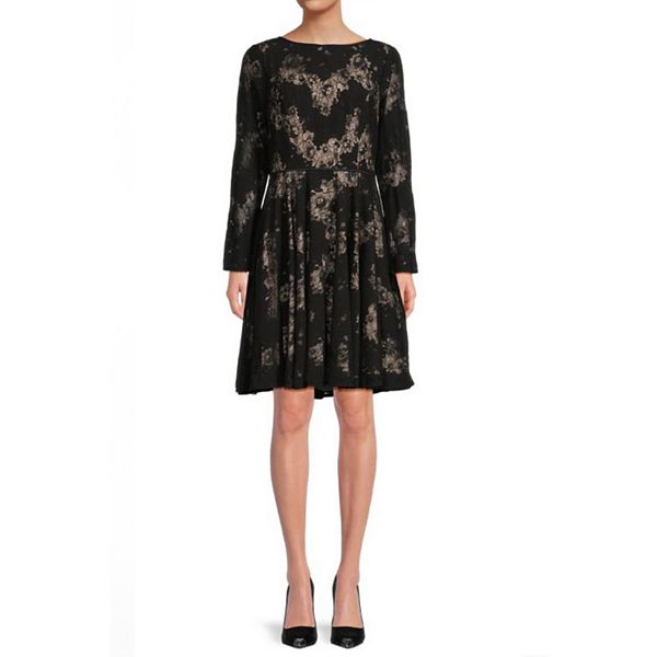 Women's Focus By Shani Fit & Flare Lace Dress