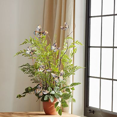 Melrose Wire Butterfly Spray 6-Piece Set