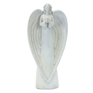 Melrose Stone Garden Angel Statue 2-Piece Set