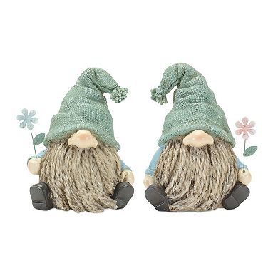 Melrose Stone Garden Gnome Figurine 4-Piece Set