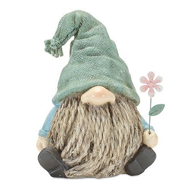 Melrose Stone Garden Gnome Figurine 4-Piece Set