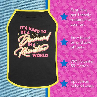 Doggy Parton "Hard To Be A Diamond" T-Shirt Dog Costume