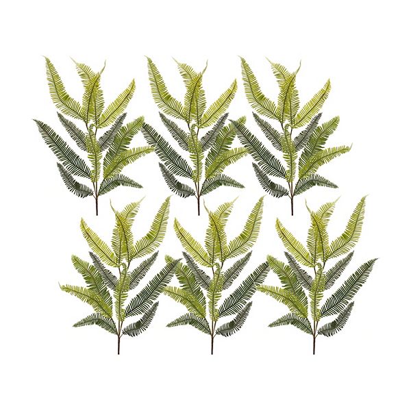 Melrose 6-Piece Variegated Fern Foliage Spray