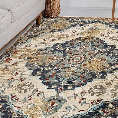 SUPERIOR Traditional Medallion Indoor Area Rug or Runner