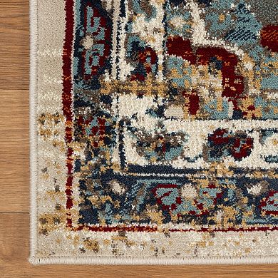 SUPERIOR Traditional Medallion Indoor Area Rug or Runner