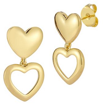 Heart Drop Earrings