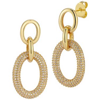 Cubic Zirconia Drop Earrings