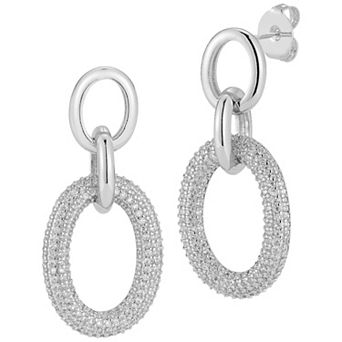 Cubic Zirconia Drop Earrings
