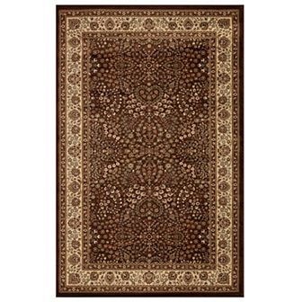 SUPERIOR Traditional Oriental Floral Scroll Power-Loomed Indoor Area Rug or Runner
