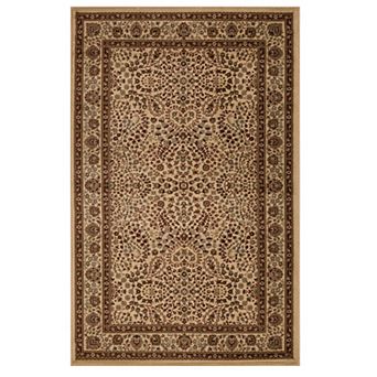 SUPERIOR Traditional Oriental Floral Scroll Power-Loomed Indoor Area Rug or Runner
