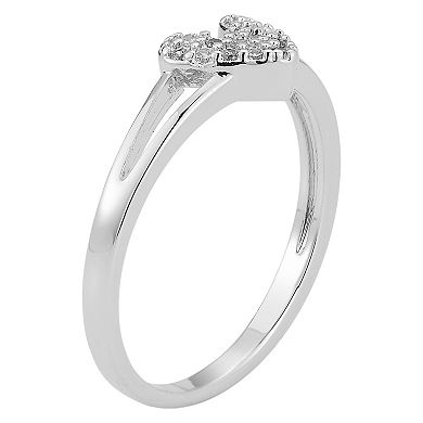 Cubic Zirconia Heart Ring