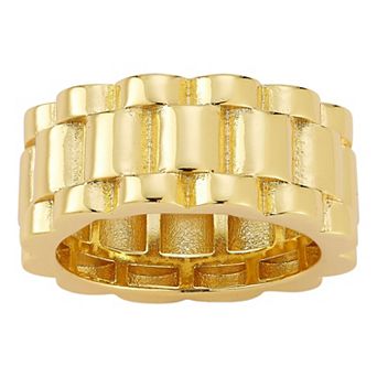 Textured Band Stackable Ring