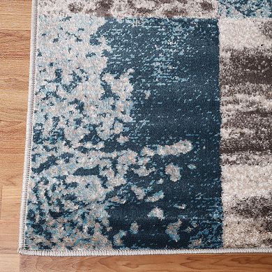 SUPERIOR Brentwood Modern Color Block Indoor Area Rug