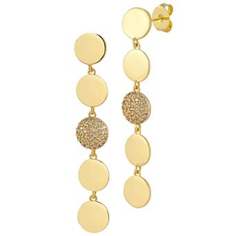 Cubic Zirconia Drop Earrings
