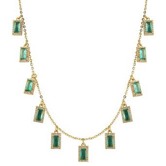 WINX 18k Gold Plated CZ Charm Necklace