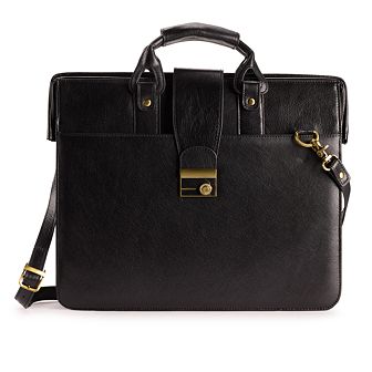 AmeriLeather Leather Doctor's Carriage Bag