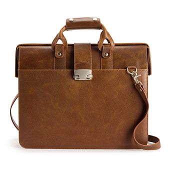 AmeriLeather Leather Doctor's Carriage Bag