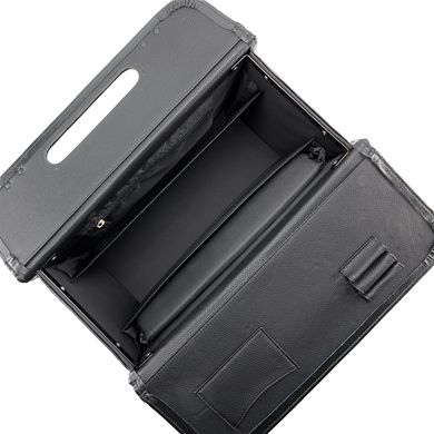 AmeriLeather Black Leather Pilot Case