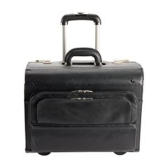 McKlein Denali Leather Wheeled Ladies Laptop Case