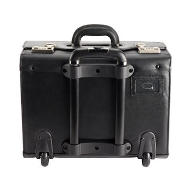 AmeriLeather Leather Rolling Computer-Friendly Catalog Case