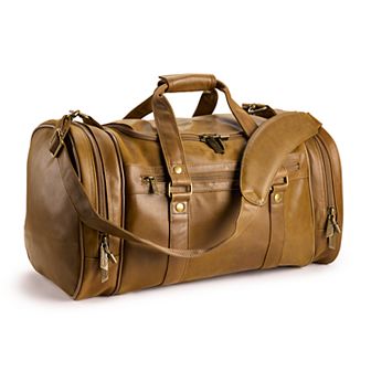 AmeriLeather Camouflage Brown Jumbo Duffel Bag