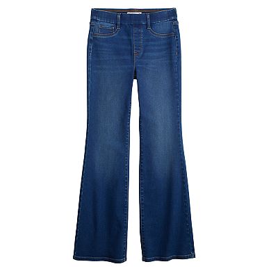 Women's Nine West High Rise Pull-On Flare Jeans