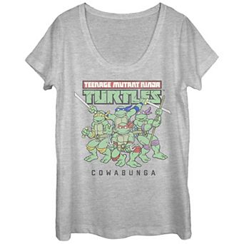 Juniors' Nickelodeon Teenage Mutant Ninja Turtles Cowabunga Fight Mode Graphic Tee