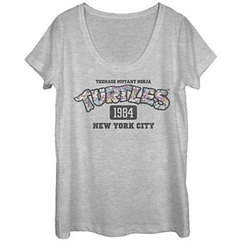 Juniors' Nickelodeon Teenage Mutant Ninja Turtles 1984 New York City Graphic Tee