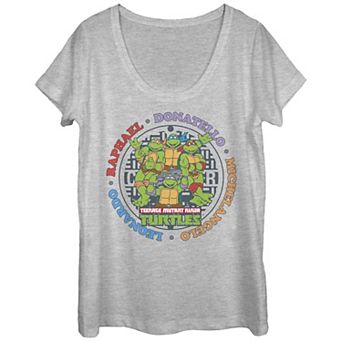 Juniors' Nickelodeon Teenage Mutant Ninja Turtles Sewer Group Graphic Tee