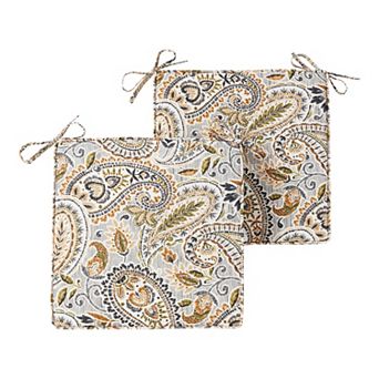 Greendale Home Fashions 2 pc Outdoor Square Chair Pad Set