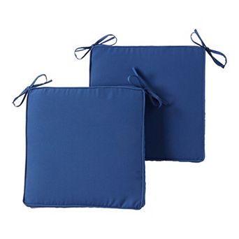Greendale Home Fashions 2 pc Outdoor Square Chair Pad Set