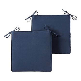 Greendale Home Fashions 2 pc Outdoor Square Chair Pad Set